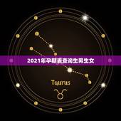 2021年孕期表查询生男生女，年龄生男生女表2021