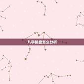 八字排盘怎么分析，八字排盘怎么看啊