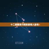 十二星座潜力爆发最惊人排名，十二星座变态的排行榜是怎样的？