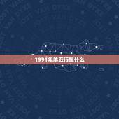 1991年羊五行属什么，91年属羊五行属土还是金