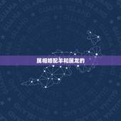 属相婚配羊和属龙的，属相婚配：男属羊和女属龙相配吗