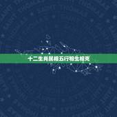 十二生肖属相五行相生相克，求易经中五行相生相克所有？以及属相对应的五行