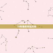 75年兔的财运方向，12生肖更佳财运方位