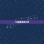 79年属羊多少岁，79属羊的今年多大