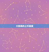 大格局的上升星座，请高手帮忙算下上升星座之类的…要详细。