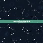 1963年出生周岁多大，1963年多大