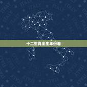 十二生肖出生年份表，十二生肖年份表排序