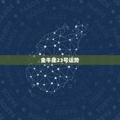 金牛座23号运势，对于84年4月23日出生的男生来说，他的运势怎么样啊