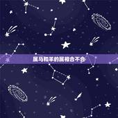 属马和羊的属相合不合，属马和属羊的合不合