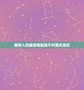 属狗人的最佳婚配选不对离还是忍，属相属狗的婚配什么属相最好