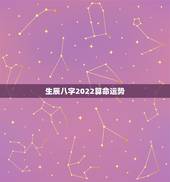 生辰八字2022算命运势，生辰八字及日后运势。