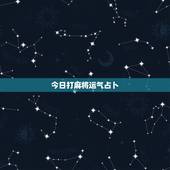 今日打麻将运气占卜，属羊人今天打麻将运气怎么样