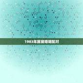1983年属猪婚姻配对，83年的属猪男和哪个属相最配