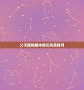 父子属相相冲他们关系好吗，如何看待子女父母生肖相冲