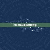 2002属马更佳结婚对象，2002年属马2022 年运势