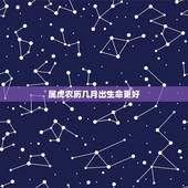 属虎农历几月出生命更好，2022年生虎备孕表