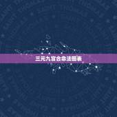 三元九宫合命法图表，星盘 九宫头是什么意思啊？