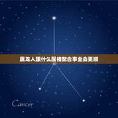 属龙人跟什么属相配合事业会更顺，我是属龙的天蟹座和什么属相最相配对婚姻