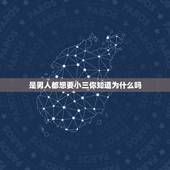 是男人都想要小三你知道为什么吗，男人为什么都喜欢找小三呢