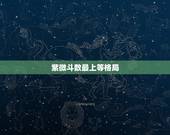 紫微斗数最上等格局，紫微斗数 求解读！