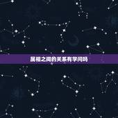 属相之间的关系有学问吗，属相，星座与婚姻有直接关系吗？