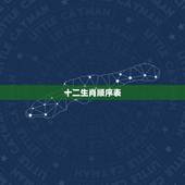 十二生肖顺序表 十二生肖的起源