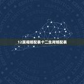 12属相婚配表十二生肖婚配表，属牛的男更佳婚配属相