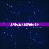 虎与什么生肖最配与什么相冲，属虎的与什么相冲与什么相克？