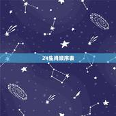 24生肖顺序表，24生肖顺序