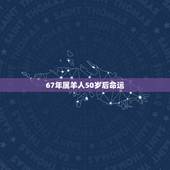 67年属羊人50岁后命运，67岁的羊说说