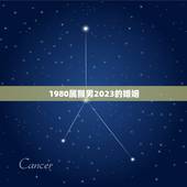 1980属猴男2023的婚姻，1980年属猴男在2023年感情八月份有