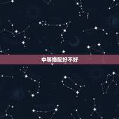中等婚配好不好，马与猴配婚好吗