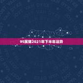 95属猪2021年下半年运势，95年生肖猪2021年运势