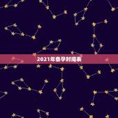 2021年备孕时间表，大龄女性想要成功怀孕很不容易，高龄女性备孕要避免