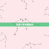 生辰八字合婚配对，生辰八字配对