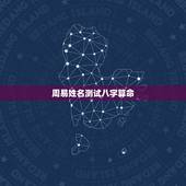 周易姓名测试八字算命，免费取名字测试打分