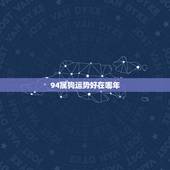 94属狗运势好在哪年，94属狗今年运势