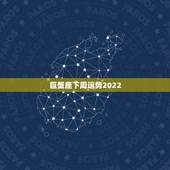 巨蟹座下周运势2022，巨蟹座下周运势2022