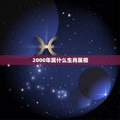 2000年属什么生肖属相，2000年属什么生肖属相
