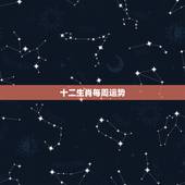 十二生肖每周运势，12生肖每日运势播报？