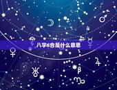 八字6合是什么意思，周易八字免费测算