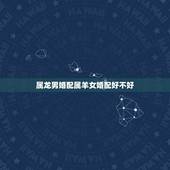 属龙男婚配属羊女婚配好不好，属龙男和属羊女相配吗？