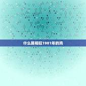 什么属相旺1981年的鸡，81年属鸡女和什么属相的男的最配？