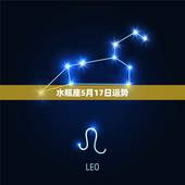 水瓶座5月17日运势，水瓶座5月16日的运势快