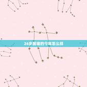 26岁属猪的今年怎么样，96年属鼠25岁婚姻状况