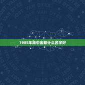 1985年海中金取什么名字好，属牛的海中金命缺什么