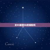 女95猪男98虎相配吗，95男猪98女虎八字