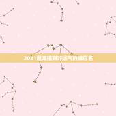 2021属龙招财好运气的微信名，属龙女2021年全年运势