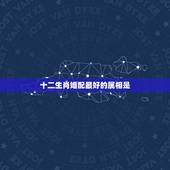 十二生肖婚配最好的属相是，属相婚配表，来看你的属相配什么最好
