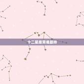 十二星座男谁最帅，十二星座帅男排名